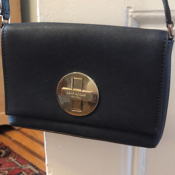 Kate Spade side body bag in navy - Picture 2 of 3